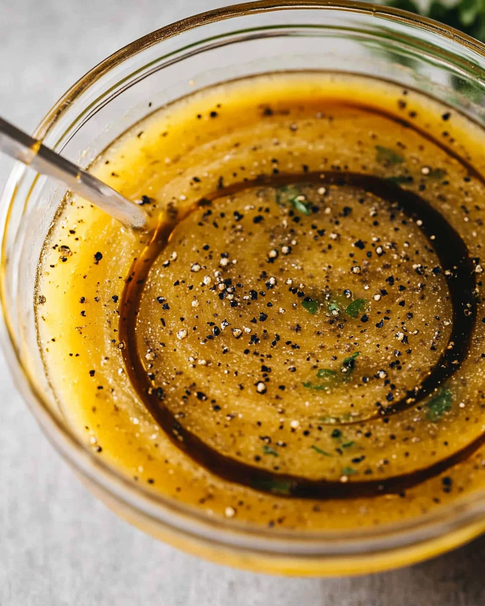 Balsamico-Senf-Honig-Dressing