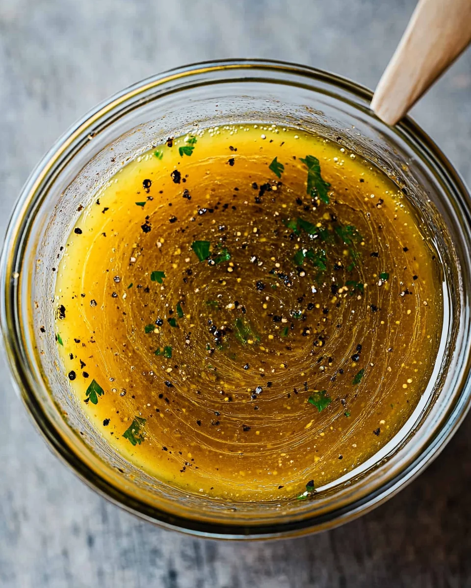 Balsamico-Senf-Honig-Dressing