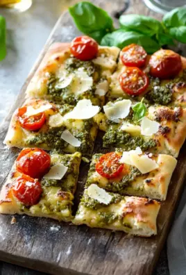 Die beste Focaccia mit Pesto und Tomaten 21 Die beste Focaccia mit Pesto und Tomaten