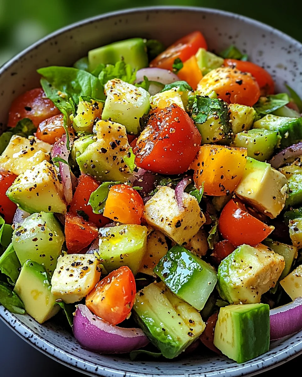 Gesunder Avocado Hähnchen Salat 19 Gesunder