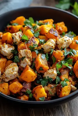 Hackfleisch aus Huhn und Süßkartoffeln