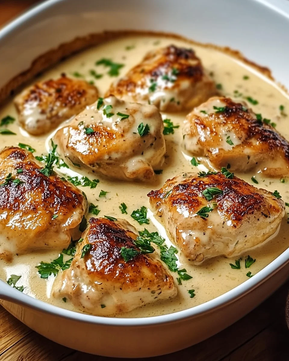 Hähnchen in Frischkäsesauce 26 Hähnchen in Frischkäsesauce