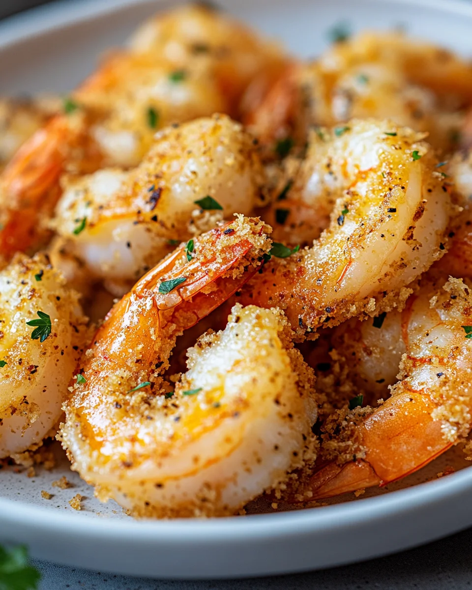 Knoblauch Parmesan Garnelen aus der Heißluftfritteuse 21 Knoblauch