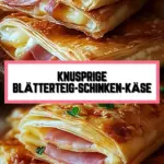 Knusprige Blätterteig-Schinken-Käse 17 Pinterest Hidden Image