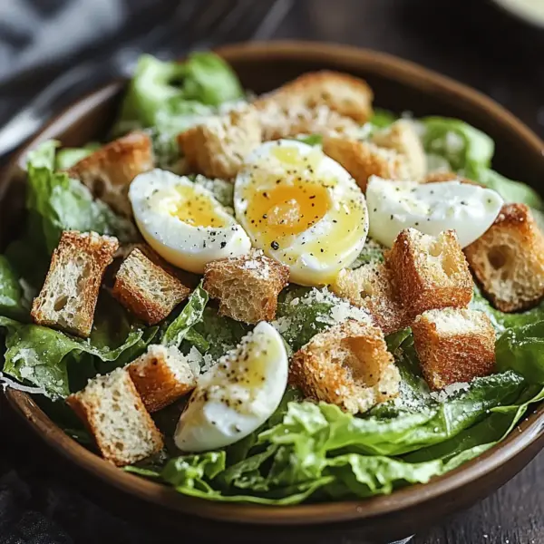 Knuspriger Caesar-Salat