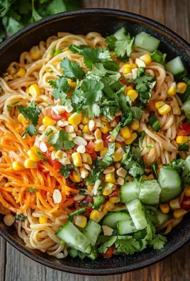 Limetten Crunch Nudelsalat