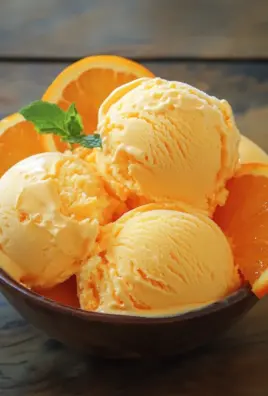 Orangeneis ohne Eismaschine Rezept