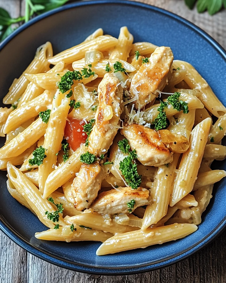 Pasta mit Hähnchen 21 Pasta