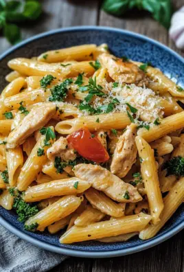 Pasta mit Hähnchen 25 Pasta mit Hähnchen