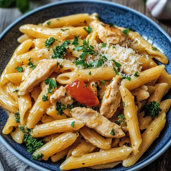 Pasta mit Hähnchen