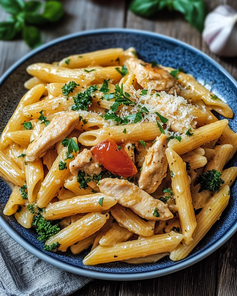 Pasta mit Hähnchen 23 Pasta mit Hähnchen