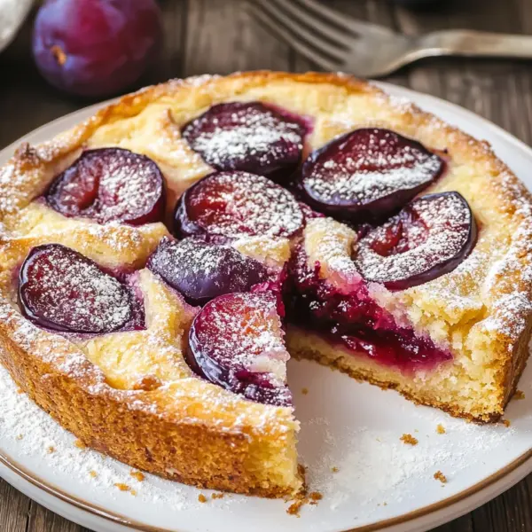 Pflaumenkuchen mit Schmand