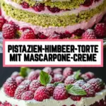 Pistazien-Himbeer-Torte mit Mascarpone-Creme 21 Pinterest Hidden Image