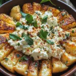 R&ouml;stiecken mit Feta &uuml;berbacken
