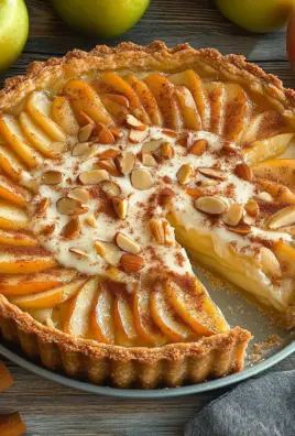Saftige Apfeltarte mit Rahmguss