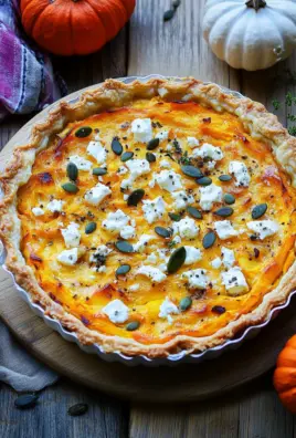 Saftige Kürbis-Quiche mit Feta