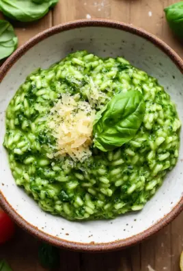 Spinat Risotto mit frischen Kräutern