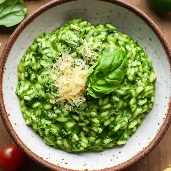 Spinat Risotto mit frischen Kräutern