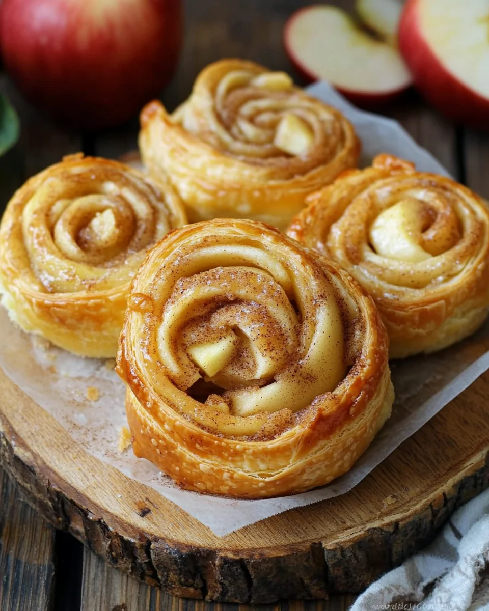 Süße Blätterteigschnecken aus der Heißluftfritteuse 15 Süße