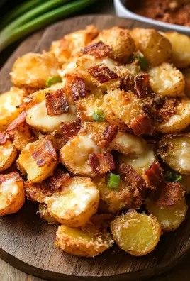 Überbackene Kartoffeln aus der Heißluftfritteuse