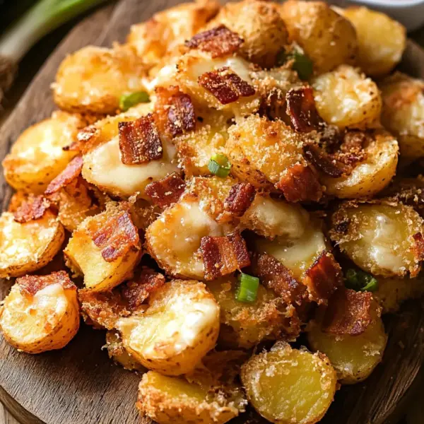 Überbackene Kartoffeln aus der Heißluftfritteuse