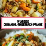 Würzige Chinakohl-Rinderhack-Pfanne 21 Pinterest Hidden Image