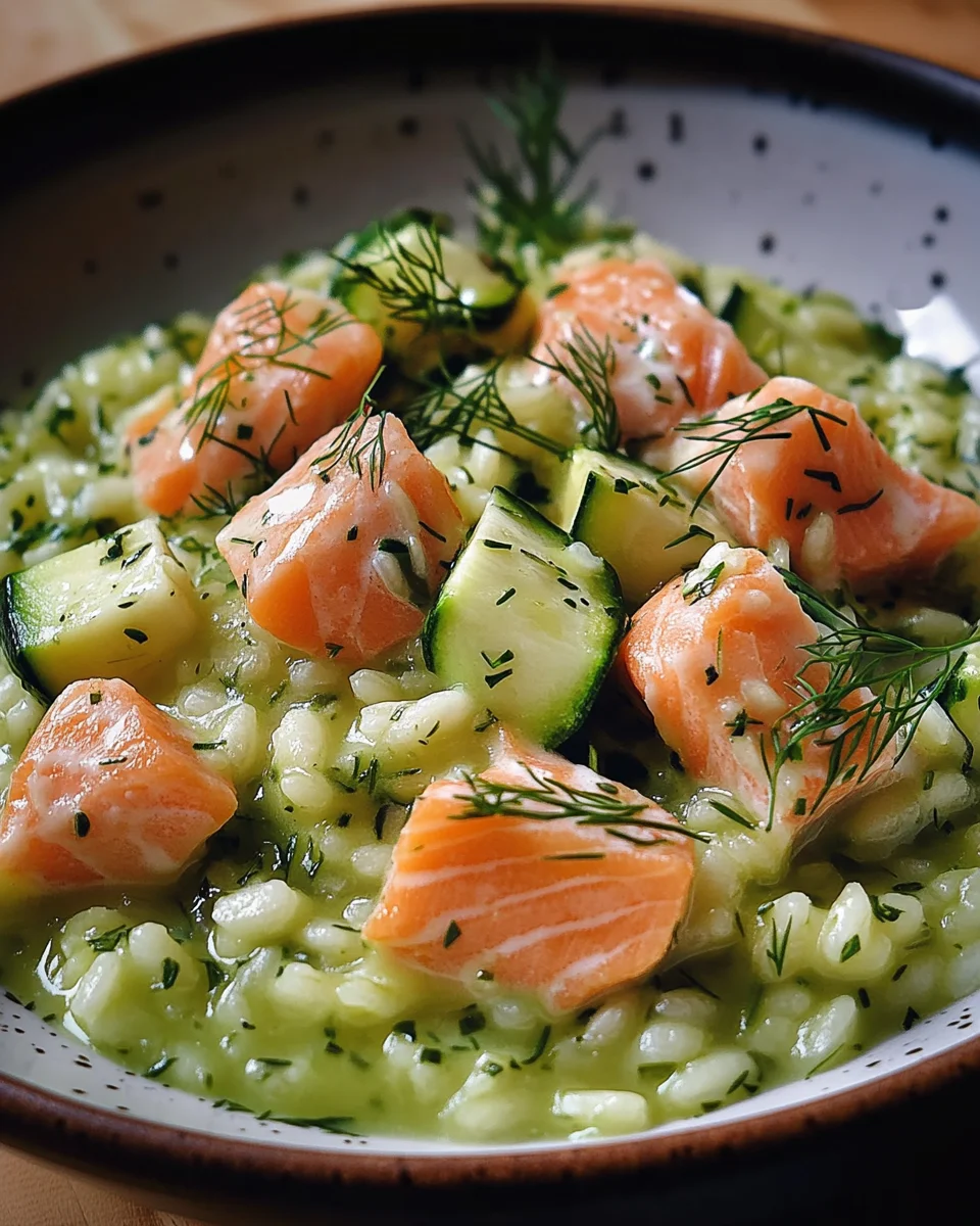 Zucchini-Lachs-Risotto