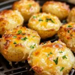 Air Fryer Cheesy Potatoes