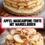 Apfel-Mascarpone-Torte mit Mandelboden 20 Pinterest Hidden Image