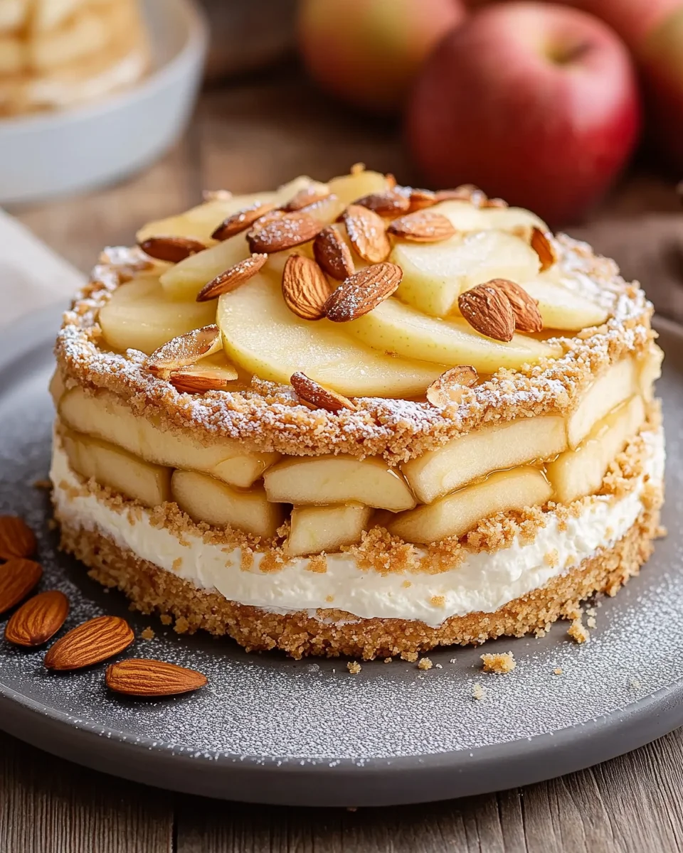 Apfel-Mascarpone-Torte mit Mandelboden 23 Apfel-Mascarpone-Torte mit Mandelboden