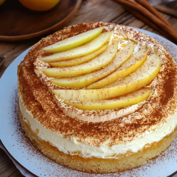 Apfelkuchen mit Schmandcreme