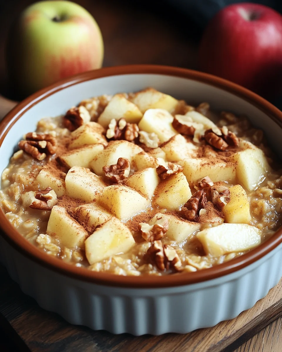 Baked Oatmeal Apfel-Zimt