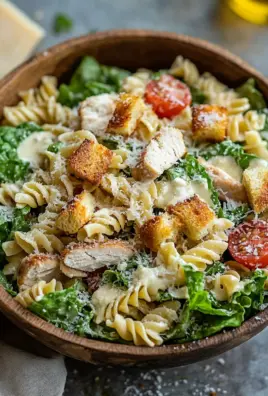 Caesar Pasta Salat 26 Caesar Pasta Salat