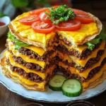 Cheeseburger-Torte