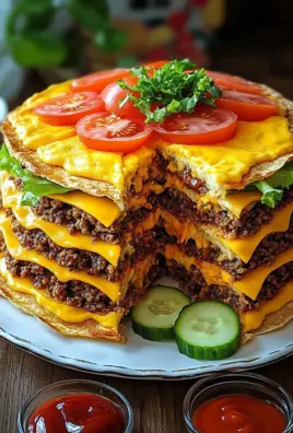 Cheeseburger-Torte