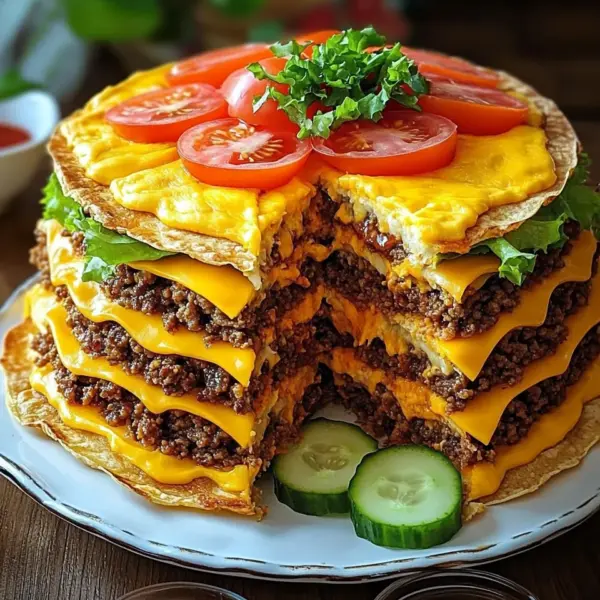 Cheeseburger-Torte