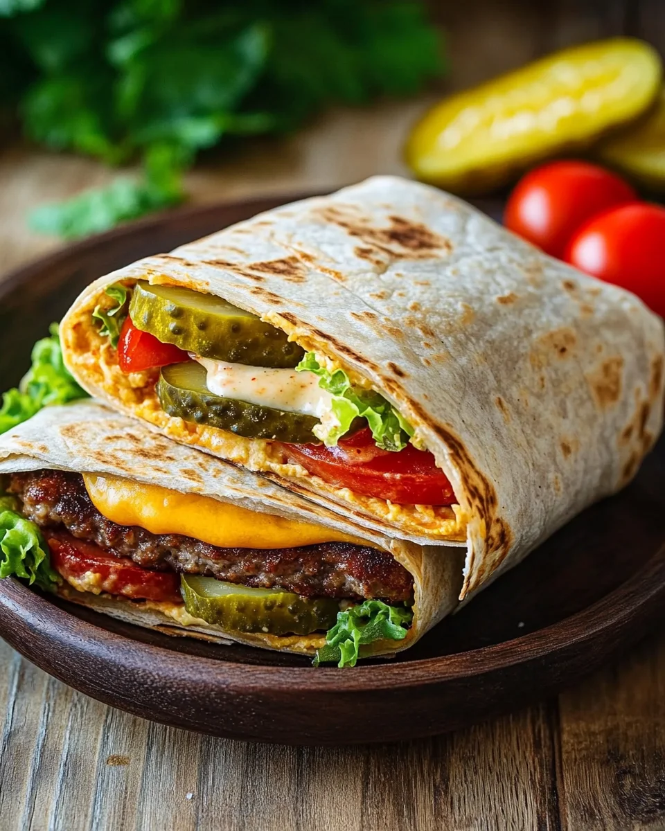 Cheeseburger-Wraps 21 Cheeseburger-Wraps