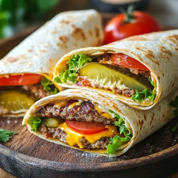 Cheeseburger-Wraps