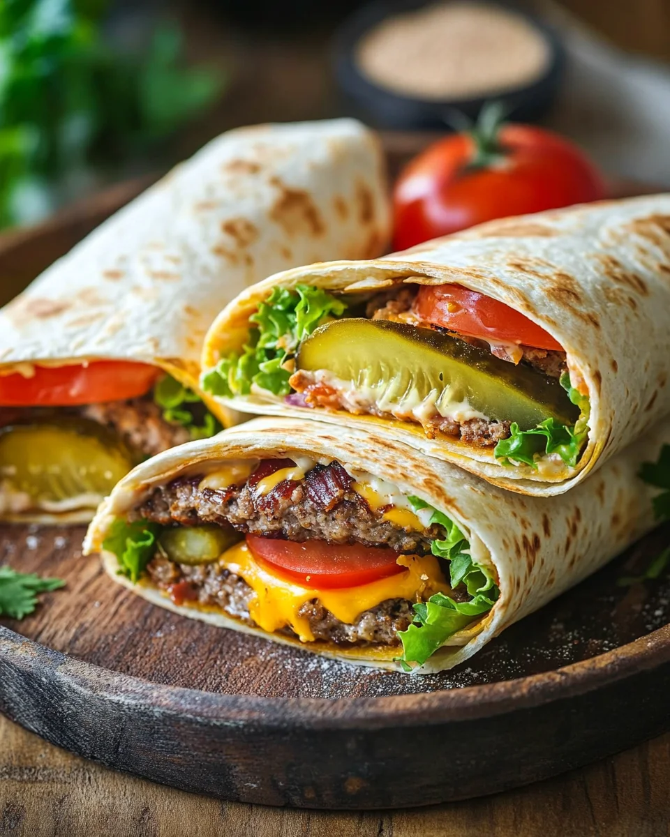 Cheeseburger-Wraps 23 Cheeseburger-Wraps