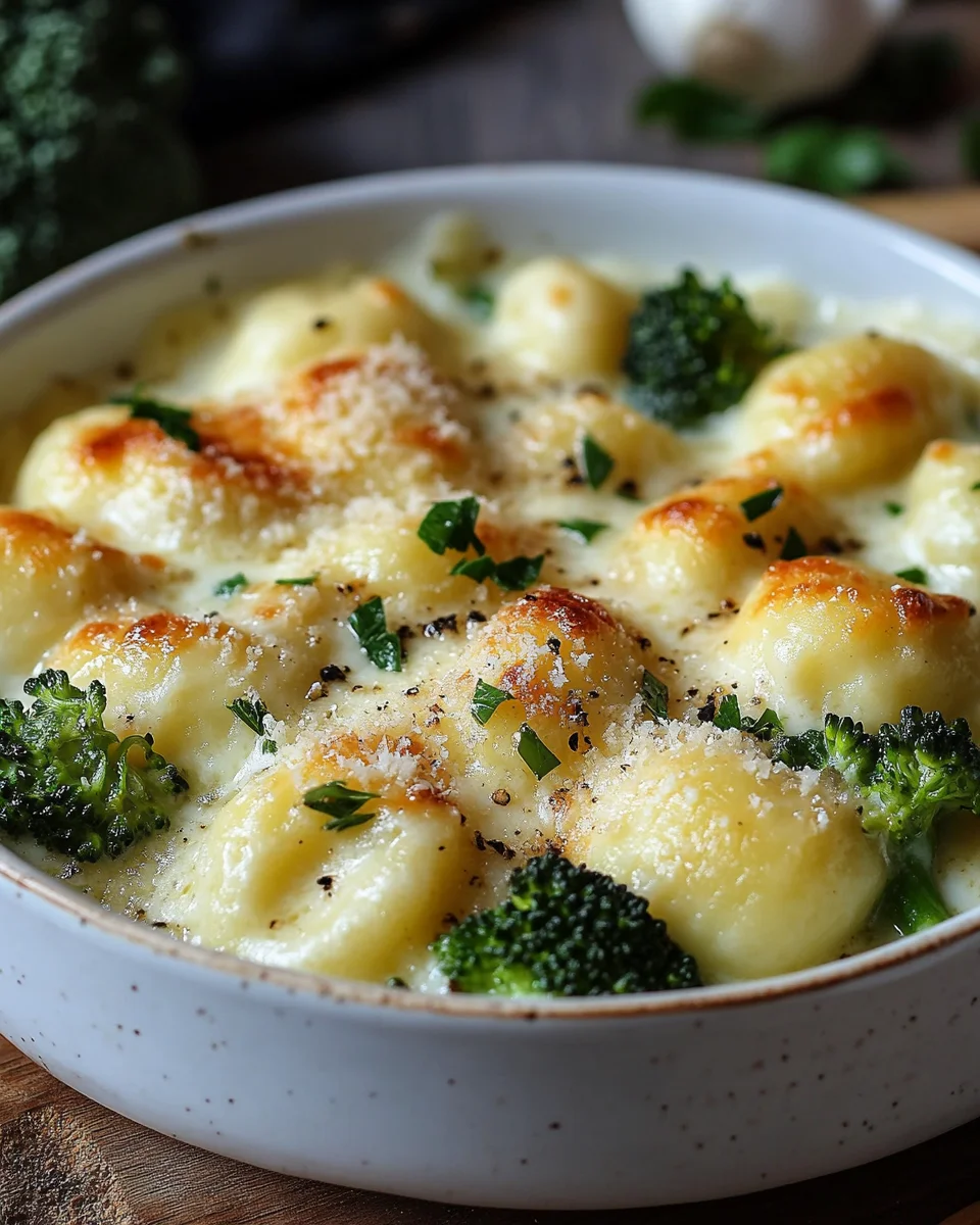 Cremiger Gnocchi Brokkoli-Auflauf 21 Cremiger
