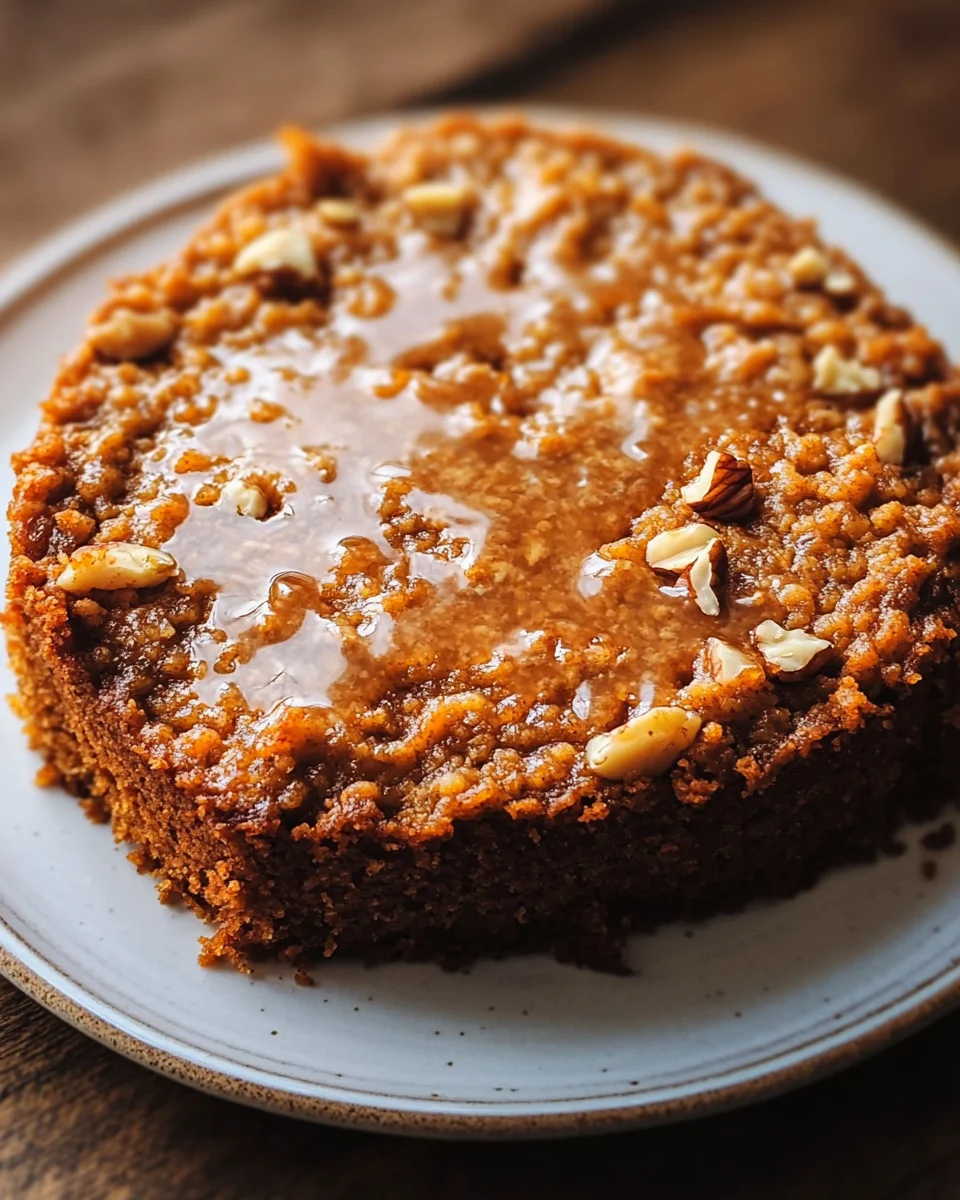 Einfacher Mehlfreier Haferflocken Karottenkuchen 18 Einfacher