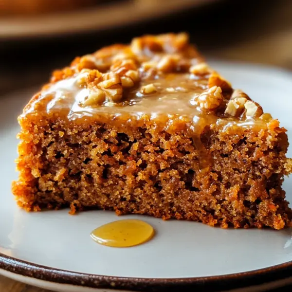 Einfacher Mehlfreier Haferflocken Karottenkuchen