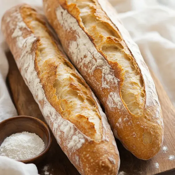 Einfaches Rezept für knuspriges Baguette