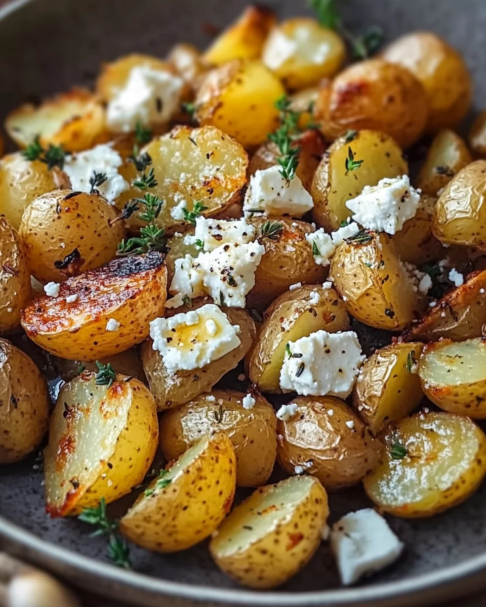 Geröstete Kartoffeln mit Feta