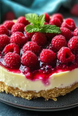 Himbeer mit Schmandcreme