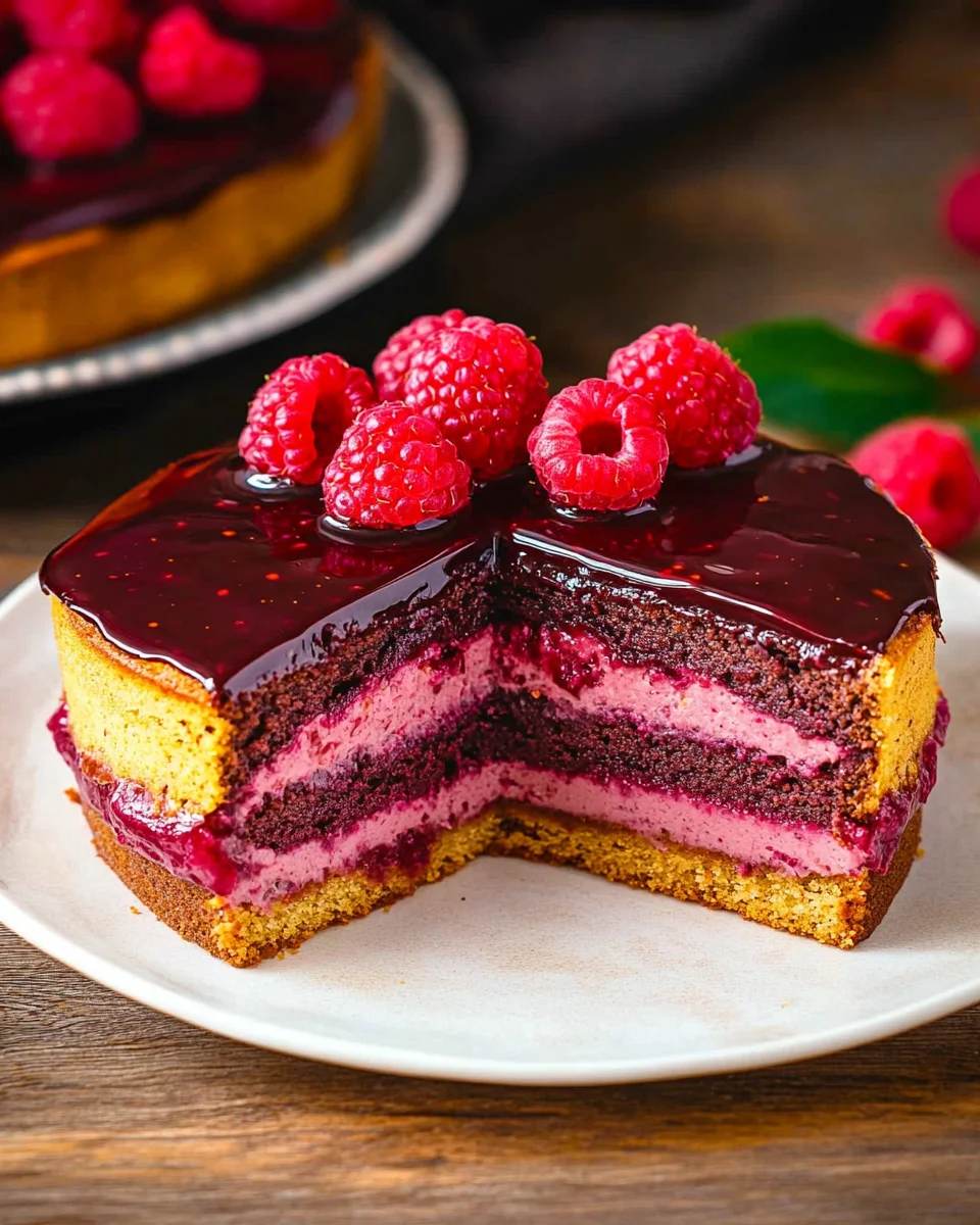 Himbeerkuchen mit Schokopudding 23 Himbeerkuchen mit Schokopudding
