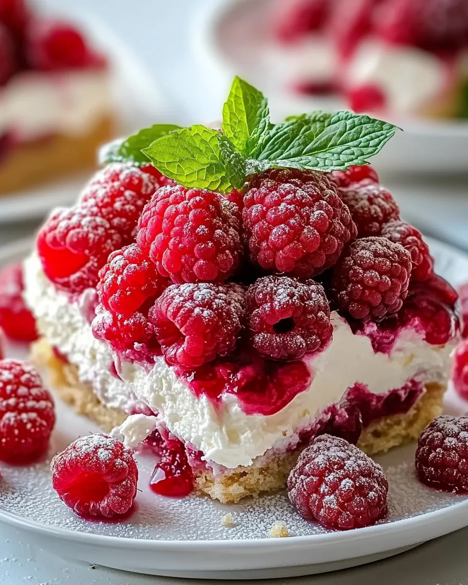 Himbeerwolke mit Mascarponecreme
