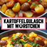 Kartoffelgulasch mit Würstchen 21 Pinterest Hidden Image