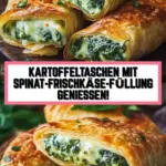 Kartoffeltaschen mit Spinat-Frischkäse-Füllung genießen! 21 Pinterest Hidden Image