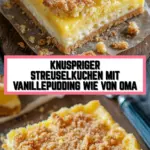Knuspriger Streuselkuchen mit Vanillepudding wie von Oma 15 Pinterest Hidden Image